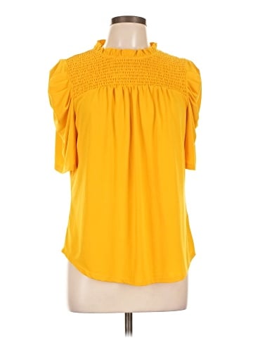 Adrianna Papell Short Sleeve Blouse (view 1)