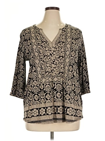 Lucky Brand 3/4 Sleeve Blouse (view 1)