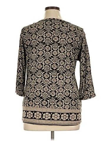 Lucky Brand 3/4 Sleeve Blouse (view 2)