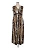 Elementz Animal Print Brown Casual Dress Size XL - photo 1