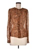 Cynthia Steffe Brown Long Sleeve Blouse Size 6 - photo 1
