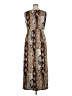 Elementz Animal Print Brown Casual Dress Size XL - photo 2