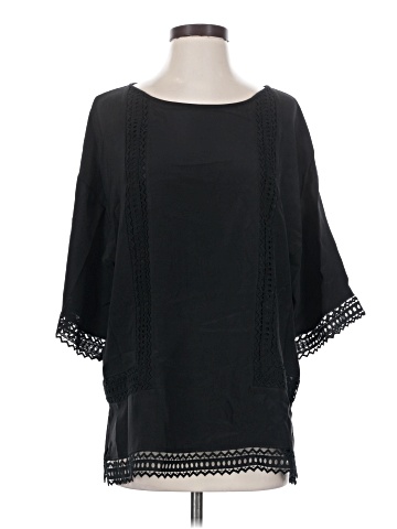 St. John 3/4 Sleeve Silk Top (view 1)