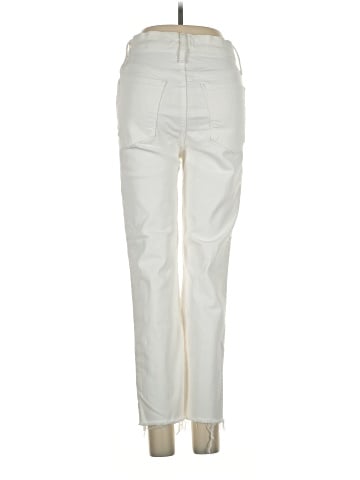 Madewell The Perfect Vintage Jean in Tile White: Raw-Hem Edition (view 2)