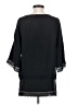 St. John Black 3/4 Sleeve Silk Top Size P (petite) - photo 2