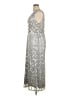 Mac Duggal Metallic Silver Cocktail Dress Size 14 - photo 5