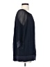 St. John 100% Silk Blue 3/4 Sleeve Silk Top Size P (petite) - photo 4
