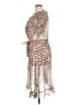 MSK 100% Polyester Animal Print Brown Casual Dress Size 14 - photo 5
