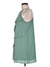 Tyche 100% Polyester Green Sleeveless Blouse Size M - photo 5