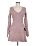 Lulus Tweed Pink Casual Dress Size M - photo 1