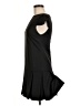 Alice + Olivia Solid Black Casual Dress Size 6 - photo 5