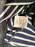 J.Crew 100% Cotton Stripes Blue Short Sleeve Turtleneck Size XS - photo 8