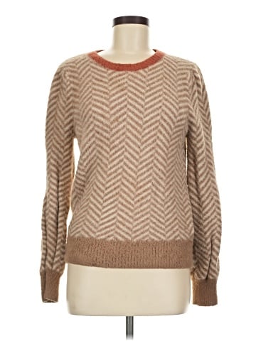 Hem & Thread Pullover Sweater (view 1)