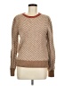 Hem & Thread 100% Nylon Chevron-herringbone Tan Pullover Sweater Size M - photo 1