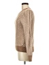 Hem & Thread 100% Nylon Chevron-herringbone Tan Pullover Sweater Size M - photo 5