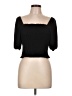 Leith 100% Polyester Black Short Sleeve Top Size L - photo 1