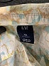 Gap 100% Cotton Floral Ivory Long Sleeve Blouse Size XL - photo 7