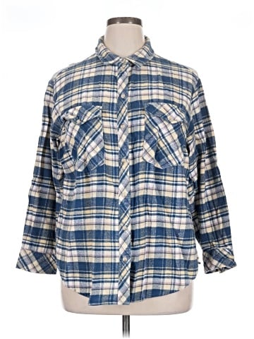 Sanctuary Long Sleeve Button-Down Shirt (view 1)