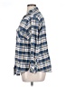 Sanctuary 100% Cotton Plaid Blue Long Sleeve Button-Down Shirt Size 1X - photo 5