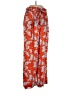 J.Crew 100% Polyester Tropical Orange Casual Pants Size 6 - photo 1