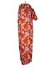 J.Crew 100% Polyester Tropical Orange Casual Pants Size 6 - photo 4