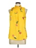 Daniel Rainn 100% Polyester Yellow Sleeveless Blouse Size M - photo 1
