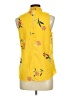Daniel Rainn 100% Polyester Yellow Sleeveless Blouse Size M - photo 2