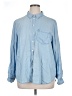 On 34th 100% Lyocell Blue Long Sleeve Button-Down Shirt Size XL - photo 1