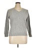Karen Scott 100% Cotton Gray Pullover Sweater Size XL - photo 1