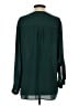 Lord & Taylor 100% Polyester Green Long Sleeve Blouse Size S - photo 2