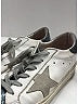 Golden Goose 100% Leather Silver White Sneakers Size EU 37 - photo 7