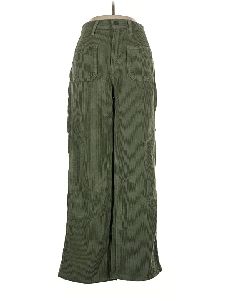 Pre-owned Reformation Jeans Cargo Pants In Green