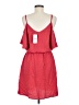 Splendid 100% Viscose Solid Red Casual Dress Size M - photo 2
