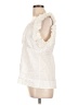 BCBGMAXAZRIA Ivory Sleeveless Blouse Size L - photo 5