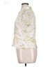 Worthington 100% Polyester Floral Ivory Short Sleeve Blouse Size 16 - photo 5
