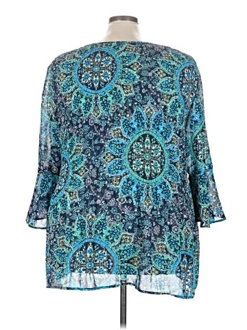Catherines 3/4 Sleeve Blouse (view 2)