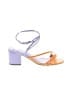 Schutz Multi Color Purple Sandals Size 8 - photo 1