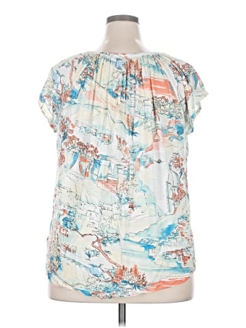 Chaps Short Sleeve Blouse (view 2)