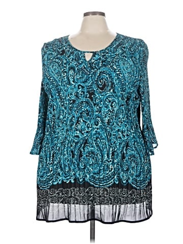 Catherines 3/4 Sleeve Blouse (view 1)