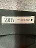 Zara 100% Cupro Solid Black Formal Skirt Size L - photo 4