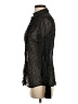 Esprit 100% Polyester Metallic Black Long Sleeve Blouse Size S - photo 5