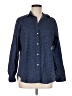 Grayson 100% Cotton Polka Dots Blue Long Sleeve Button-Down Shirt Size Med (3) - photo 1