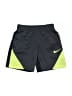 Nike 100% Polyester Color Block Green Black Athletic Shorts Size 4T - photo 1
