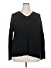 Matty M Black Long Sleeve Top Size XXL - photo 1