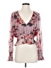 Lovers + Friends 100% Polyester Pink 3/4 Sleeve Blouse Size S - photo 1
