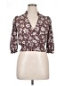 Monteau Burgundy 3/4 Sleeve Blouse Size XL - photo 1
