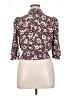 Monteau Burgundy 3/4 Sleeve Blouse Size XL - photo 2