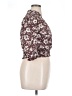 Monteau Burgundy 3/4 Sleeve Blouse Size XL - photo 4