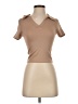 Caution to the Wind Tan Short Sleeve Turtleneck Size S (estimated) - photo 1