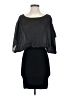 VERTIGO 100% Polyester Solid Black Cocktail Dress Size S - photo 1